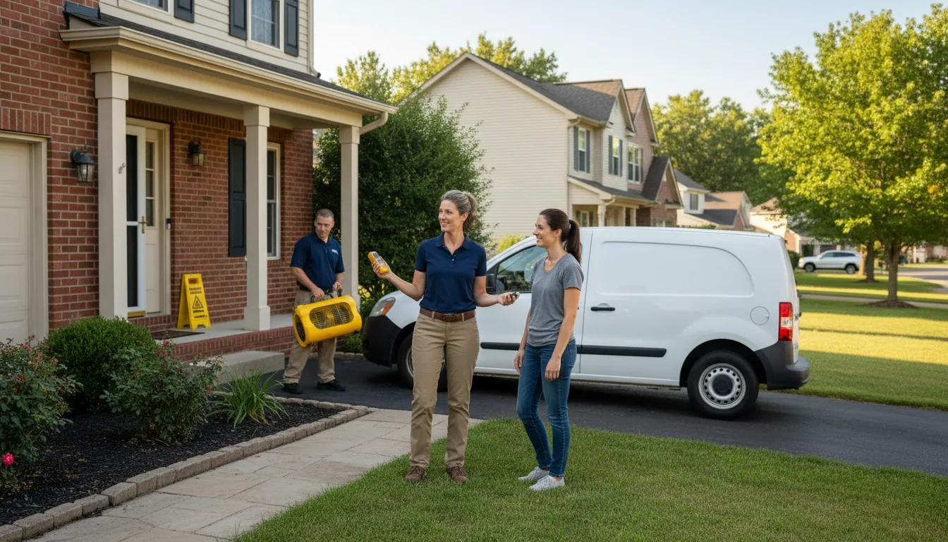 Residential water damage restoration in Makakilo, HI